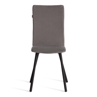 Стул обеденный Tetchair La Rousse велюр, серый/черный, 29, 49х50х93