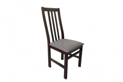 Стул 33 комода СОЛО рогожка 218/31 коричневая/ дерево орех артемида 2шт