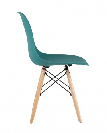 Стул Stool Group Eames Style DSW темно-бирюзовый 4 шт. комплект разборный каркас