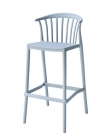 Стул полубарный Stool Group Campo ПБ пластик голубой
