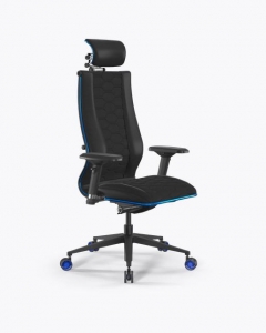 Кресло компьютерное Метта Samurai Space Blue