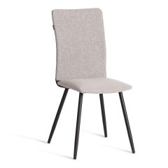 Стул обеденный Tetchair La Rousse NEW, ткань рогожка, серый/черный, 3M 16/2, 45x55x93 см