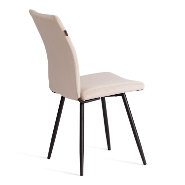 Стул обеденный Tetchair Monte Carlo TREND, велюр, бежевый/черный, 7, 49х51х93 см