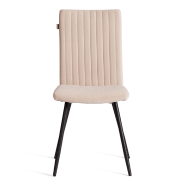Стул обеденный Tetchair Monte Carlo TREND, велюр, бежевый/черный, 7, 49х51х93 см