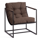 Кресло Tetchair Charli/Чарли рогожка, коричневый, 3М7-147, 70х70х84 см