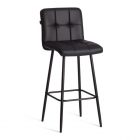 Барный стул Tetchair Medeo/Медео экокожа , черный, 45х56х113 см