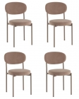 Стул Stool Group Бриф SN NEW велюр капучино каркас капучино муар 4 шт