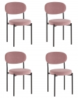 Стул Stool Group Бриф SN NEW велюр пыльно-розовый 4 шт