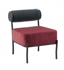 Кресло Stool Group Ponpoun К темно-серый бордо