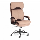 Кресло руководителя Tetchair Duke metal BL ткань, светло-коричневый, KUB 03/TW-24