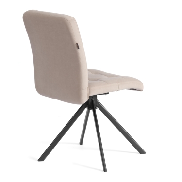 Стул обеденный Tetchair Medeo поворотный механизм 360, велюр, бежевый, 7