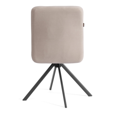 Стул обеденный Tetchair Medeo поворотный механизм 360, велюр, бежевый, 7