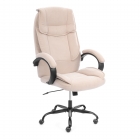Кресло руководителя Tetchair OREON metalBL велюр, бежевый, 7
