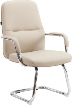 Кресло для посетителей Everprof Everprof Vesta CF Экокожа Бежевый