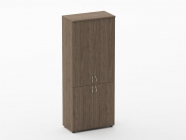Шкаф высокий закрытый Персона Грата Twin 16.16.101 Дуб Верцаска