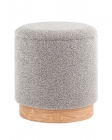 Пуф с ящиком Stool Group Холли S букле серый