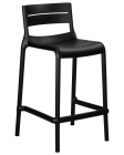 Стул полубарный DOBRIN DOBRIN NESSA черный B-03