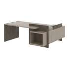 Стол руководителя правый Skyland WOODandSTONE СФ-531212 Дрифтвуд Бетон Чикаго темный