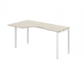 Стол эргономичный левый Норден Sigma SG.231.OL.44.WH.L Дуб светлый Белый