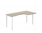 Стол эргономичный правый Норден Sigma SG.231.OD.44.WH.R Дуб темный Белый