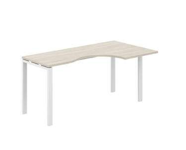 Стол эргономичный правый Норден Sigma SG.231.OL.63.WH.R Дуб светлый Белый