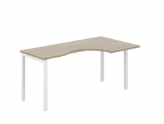 Стол эргономичный правый Норден Sigma SG.232.OD.44.WH.R Дуб темный Белый