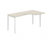 Стол эргономичный правый Норден Sigma SG.232.OL.44.WH.R Дуб светлый Белый