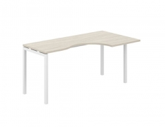 Стол эргономичный правый Норден Sigma SG.232.OL.44.WH.R Дуб светлый Белый