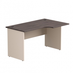 Стол эргономичный с опорами ЛДСП Everprof Everprof EVO 254S113 правый Дуб Пасадена Кашемир