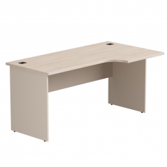 Стол эргономичный с опорами ЛДСП Everprof Everprof EVO 254S114 правый Дуб Соната Кашемир