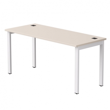 Стол прямой на металлокаркасе, опоры 90 гр Everprof Everprof EVO 254S008 Кашемир Белый