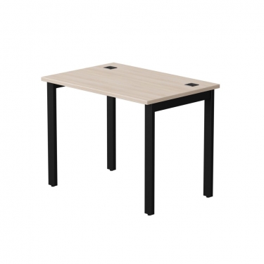 Стол прямой на металлокаркасе, опоры 45 гр Everprof Everprof EVO 254S001 Дуб Соната Черный