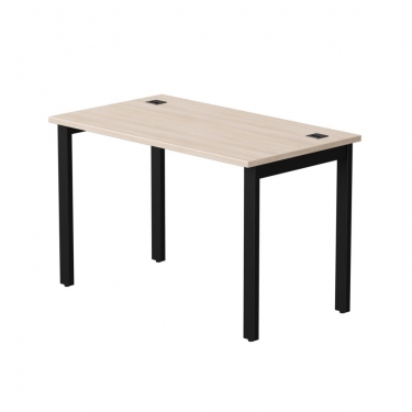 Стол прямой на металлокаркасе, опоры 45 гр Everprof Everprof EVO 254S002 Дуб Соната Черный