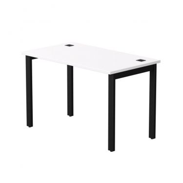 Стол прямой на металлокаркасе, опоры 45 гр Everprof Everprof EVO 254S002 Белый Черный