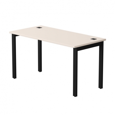 Стол прямой на металлокаркасе, опоры 45 гр Everprof Everprof EVO 254S003 Кашемир Черный