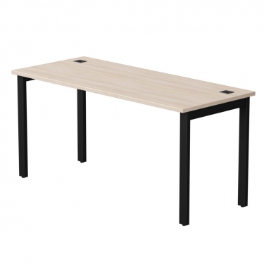 Стол прямой на металлокаркасе, опоры 45 гр Everprof Everprof EVO 254S004 Дуб Соната Черный