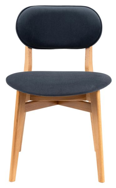 Стул R-home Rasmus Diag grey/нат.бук