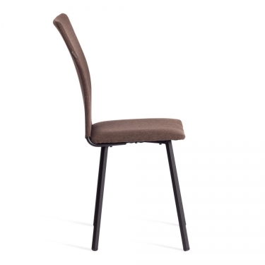 Стул обеденный Tetchair La Rousse 2 шт. в упаковке NEW, ткань рогожка, коричневый/черный, 3М7-147, 45х55х93 см