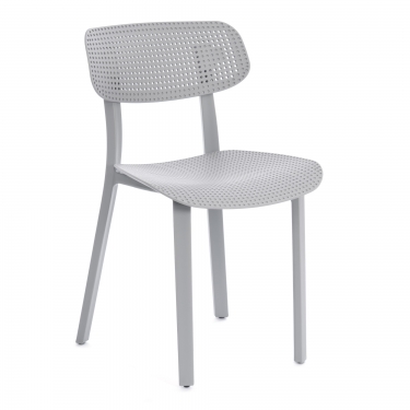 Стул Tetchair JOLLY mod. XRB-096-B2 пластик, серый grey, 46 х 50,5 х 78 см