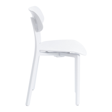 Стул Tetchair JOLLY mod. XRB-096-B2 пластик, белый white, 46 х 50,5 х 78 см