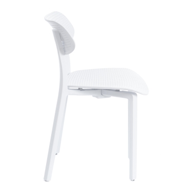 Стул Tetchair JOLLY mod. XRB-096-B2 пластик, белый white, 46 х 50,5 х 78 см