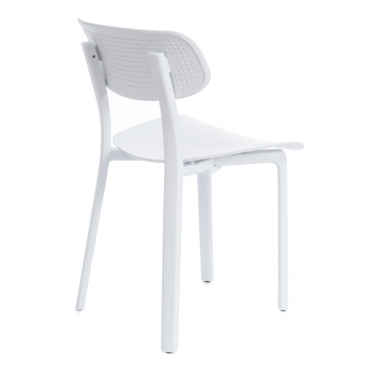 Стул Tetchair JOLLY mod. XRB-096-B2 пластик, белый white, 46 х 50,5 х 78 см