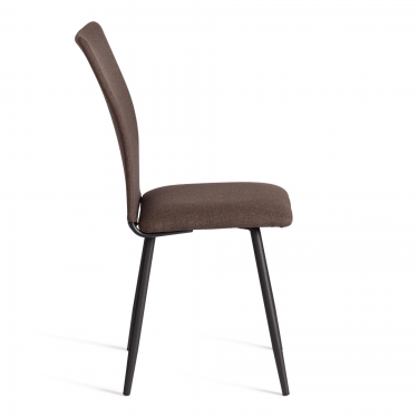 Стул обеденный Tetchair La Rousse NEW, ткань рогожка, коричневый/черный, 3М7-147, 45x55x93 см