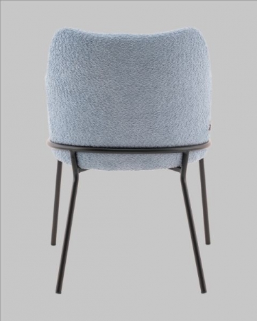 Стул с подлокотниками Stool Group Кози new ткань букле синий