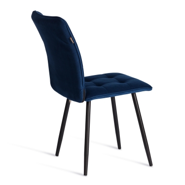 Стул обеденный Tetchair Bari 2 шт. в упаковке LT, велюр, Blue синий, 41х55х89 см