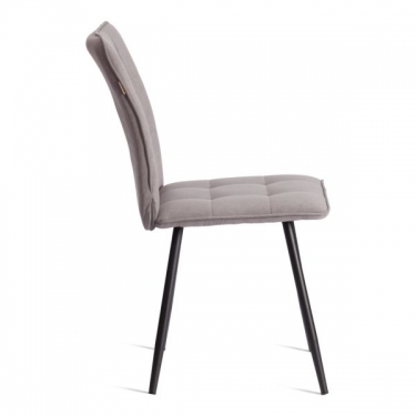 Стул обеденный Tetchair Bari 2 шт. в упаковке LT, велюр, серый/черный, 29, 41х55х89 см