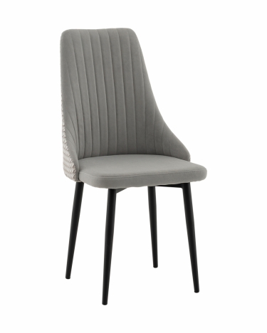 Стул Stool Group Касаденика велюр серый, спинка гобелен лошадки