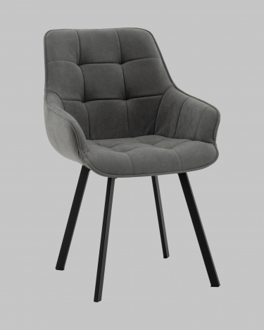 Стул Stool Group Амальри велюр светло-серый