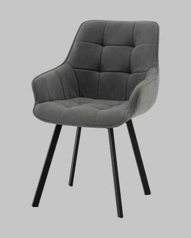 Стул Stool Group Амальри велюр светло-серый