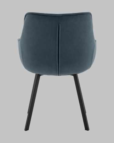 Стул Stool Group Амальри велюр серо-синий
